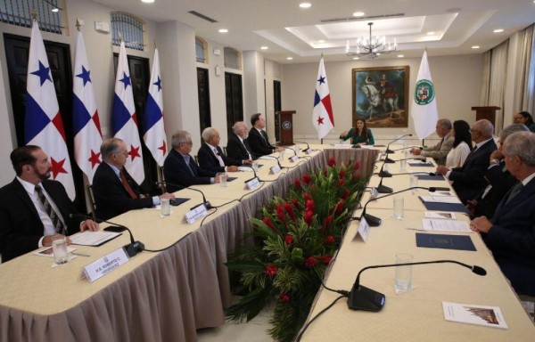 La reunión de excancilleres desde 1982 a 2019 tuvo lugar en el Palacio Bolívar.