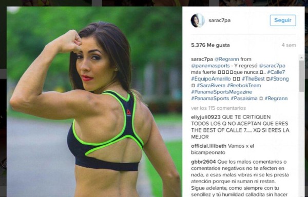 ‘Me aseguraré de que se dé una debida recolección de los desperdicios que quedaron' Sara Rivera COMPETIDORA DE CALLE 7