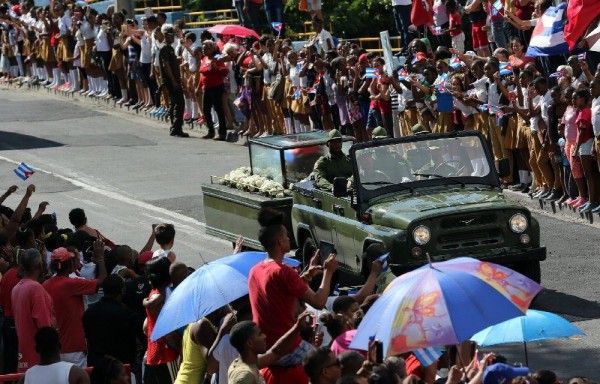 Los restos de Fidel Castro serán enterrados hoy.