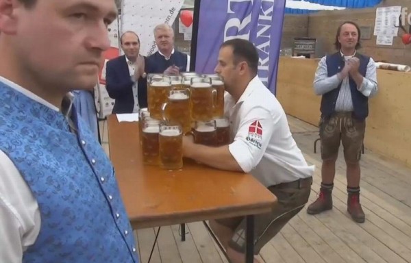 La competencia se realizó en el marco de las fiestas cerveceras del Oktoberfest de Alemania.