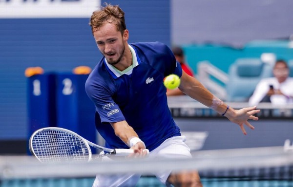 El ruso Daniil Medvedev está en la cima.