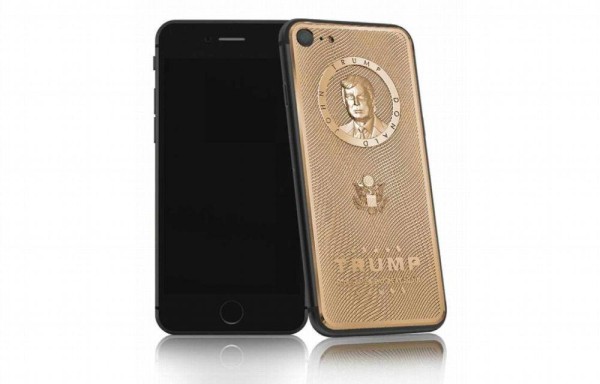 Trump tiene su iPhone 7 de oro