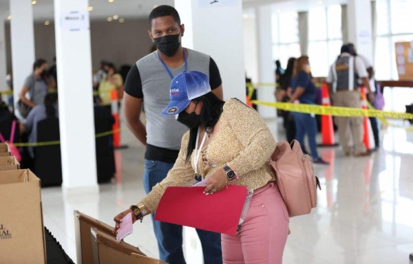 El proceso se desarrolló con orden y rapidez.