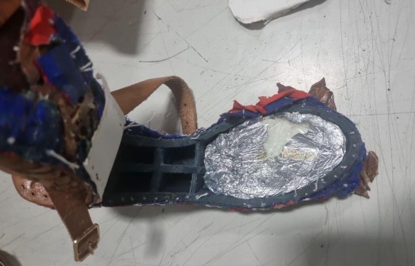 Sandalias que iban para Australia estaban preñadas con droga