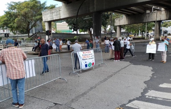 Fue una protesta pacífica.