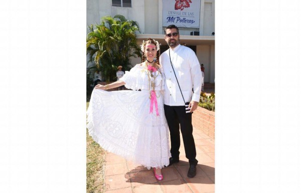 El tenor Ricardo Velásquez y su esposa dijeron presente.