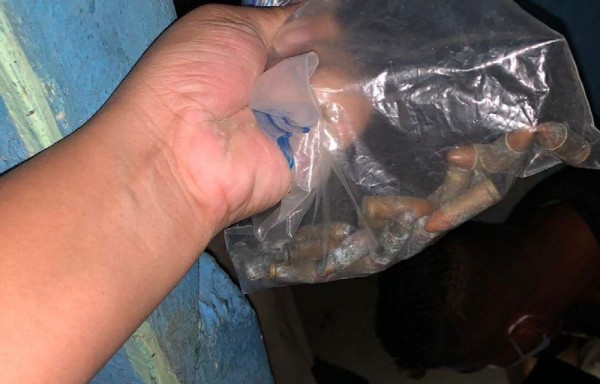 También ubicaron municiones