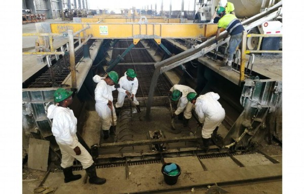 Se tiene previsto el aumento del traslado de vigas; de 4 por noche a 6.