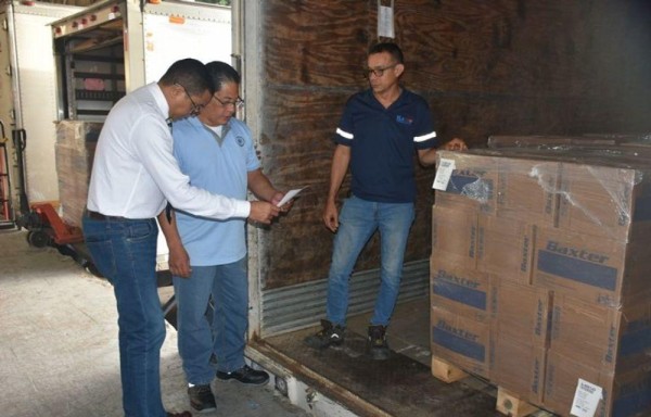 Llegada de los medicamentos a la CSS.