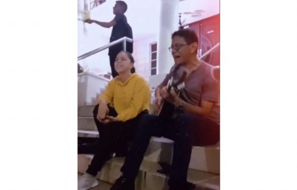 ‘La Tepesita' cantó frente a la Corte Suprema.