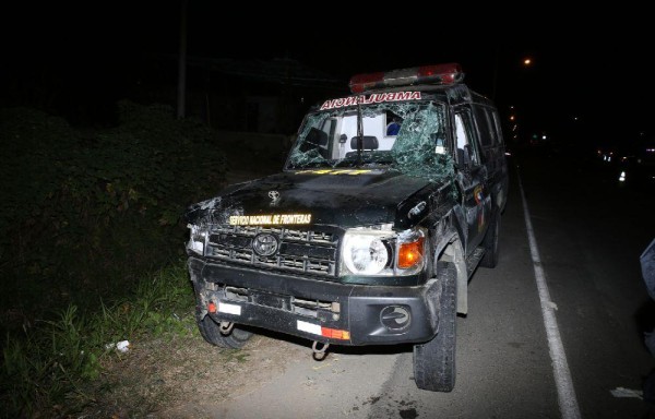 Ambulancia transportaba a una embarazada.