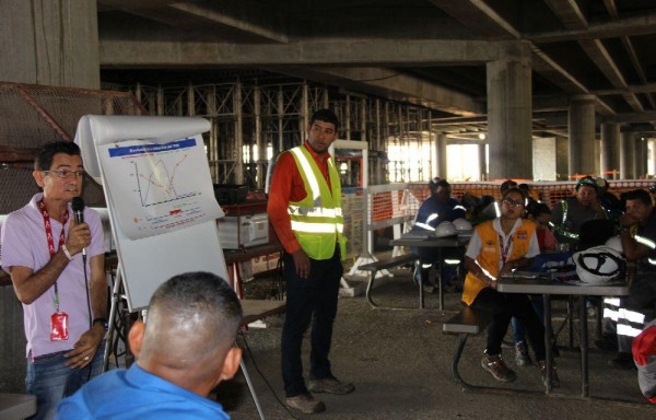 La capacitación se efectuó en la ampliación del aeropuerto de Tocumen.