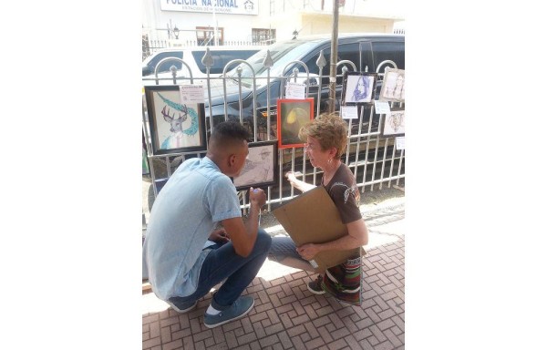 Expresaron su amor por el arte.