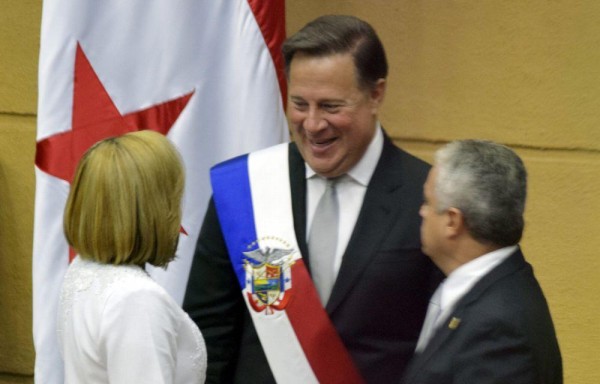 El presidente Juan C. Varela en la Asamblea.