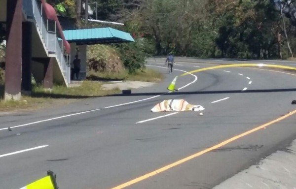 Un conductor de 43 años manejaba el camión.