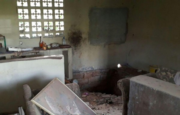 En esta vivienda enterraron los cuerpos de los 5 jóvenes