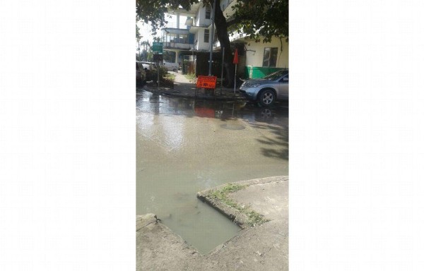 Hay zonas con aguas estancadas