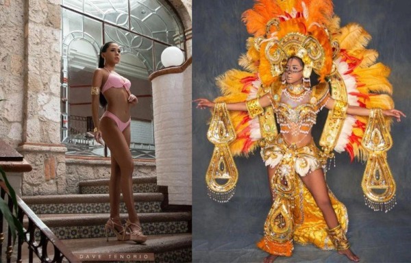 La 'barbie dorada' panameña se destaca en concurso de belleza en México