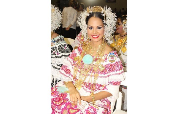 Andrea Alejandra Quintero ex reina de Las Tablas.