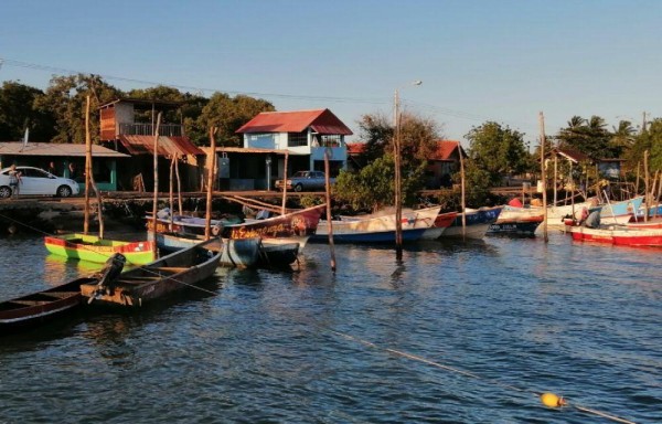 Aguadulce bajo el crepúsculo