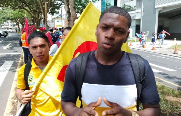 Norberto Valencia, estudiante de la Universidad de Panamá.