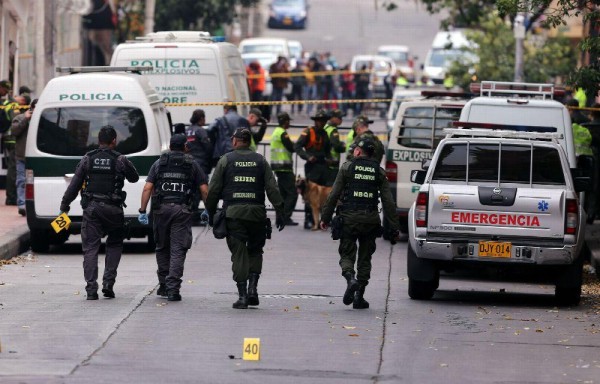 Quienes resultaron heridos en la explosión fueron llevados a diversos hospitales de la ciudad de Bogotá.