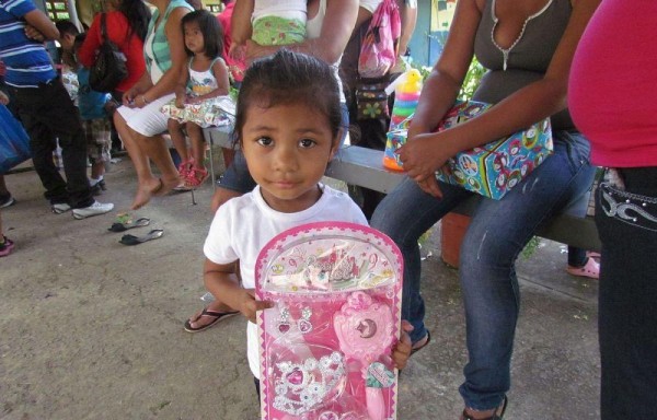 Pequeña muestra emoción.