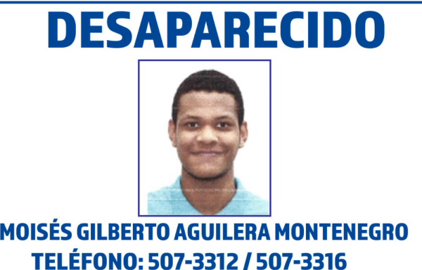 La familia pide la ayuda de la comunidad para saber dónde está el joven.