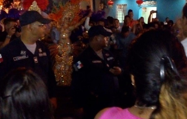 Hubo presencia policial en todas las esquinas.