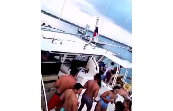 Esposo de Jenia Nenzen se pela la cara por la participación de su hija en fiesta clandestina en yate