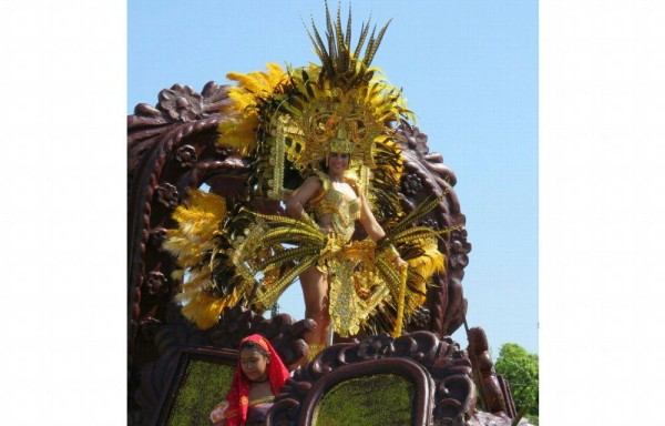 Reina de los carnavales en Las Lajas.