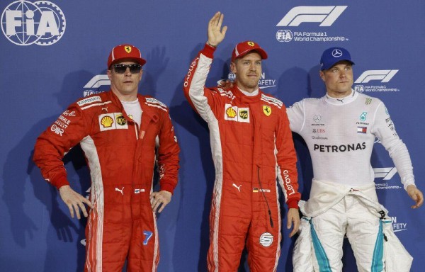El piloto Sebastian Vettel, se quedó hoy con la pole position.