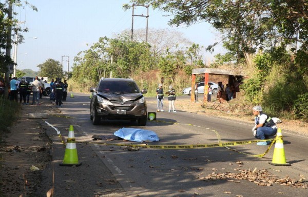 La agente de 27 años se dirigía hacia su residencia cuando Flores se le atravesó en el camino.