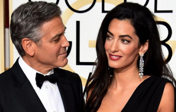 George Clooney y su esposa, Amal Alamuddin