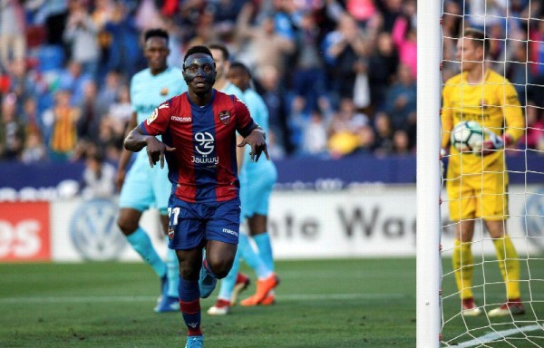 El ghanés Emmanuel Boateng fue la figura de Levante.