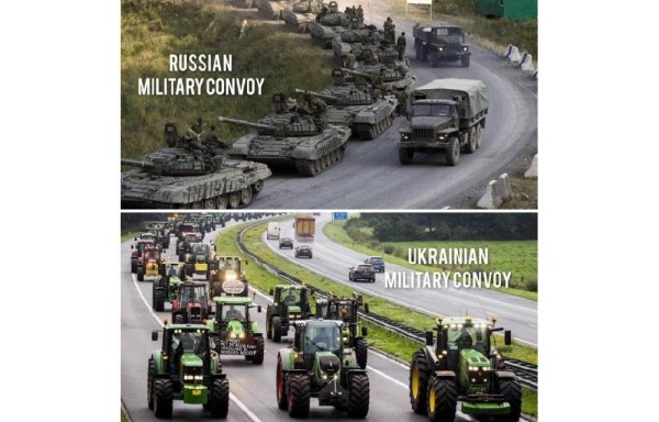 Los memes proliferan en Ucrania para huir de la angustia de la guerra