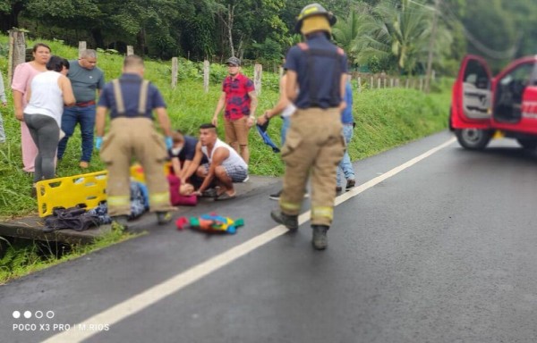 Una de las heridas está delicada