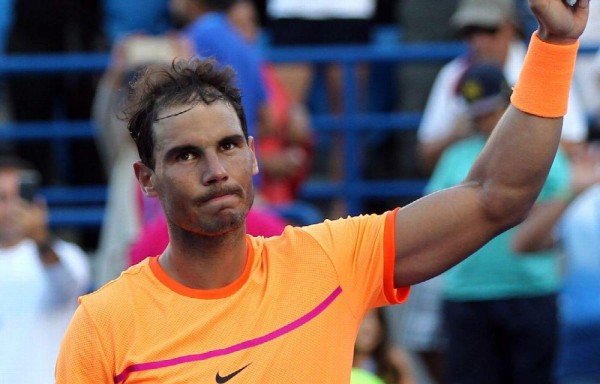 ‘Estoy feliz de volver a competir. Estos tres días han sido buenos para mí'. Rafael Nadal TENISTA ESPAÑOL