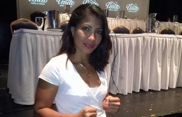 La boxeadora Laura Ledezma.