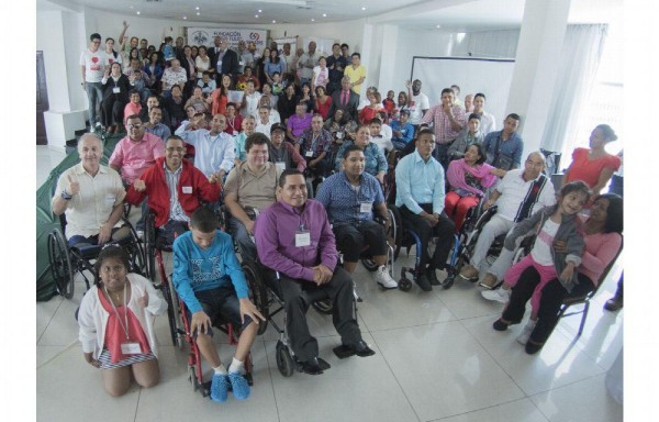 La Junta Directiva de la fundación ‘Todo Tuyo María' de las personas con discapacidad física.