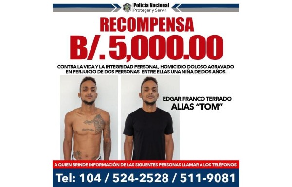Capturan a Tom, sospechoso de doble crimen ocurrido en La Chorrera