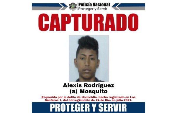 Alias Mosquito fue atrapado en Pacora