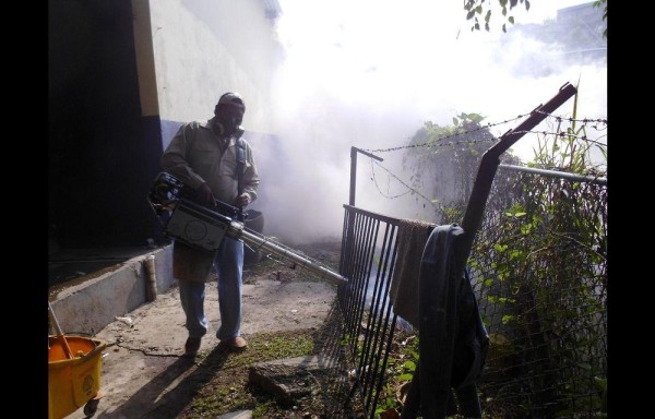 La Regional de Salud en San Miguelito fumigó 36 aulas y áreas aledañas de la escuela República de Colombia.