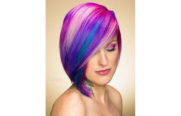 Cabello multicolor para el Carnaval
