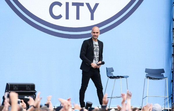 Guardiola no esperaba ese recibimiento de los fanáticos.