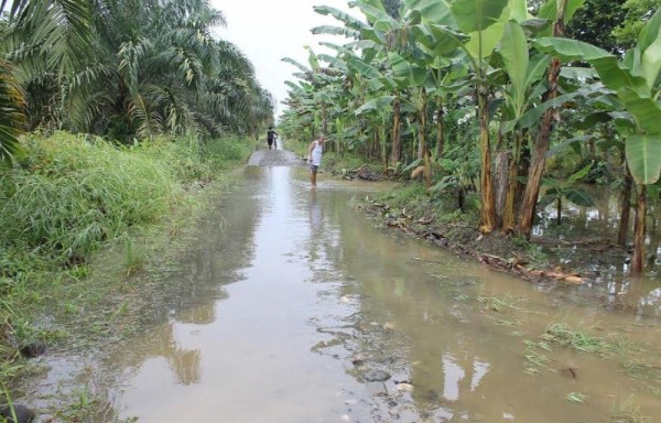 Están bajando las aguas