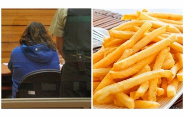 Acuchilla a su novio por unas papas fritas