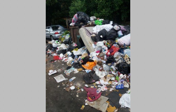 Viven rodeados de basura en San Miguelito