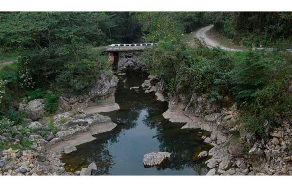 La tierra se tragó un río en Veracruz