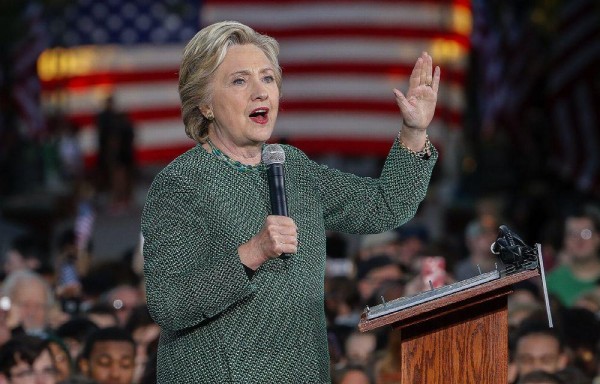 Hillary Clinton es la candidata del partido Demócrata.